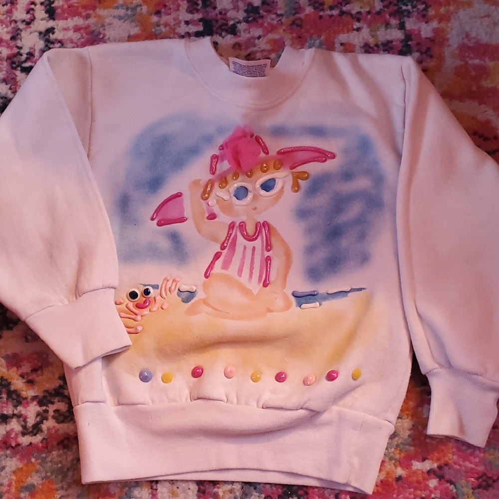 Hanes Kids Sweatshirt with Colorful Design